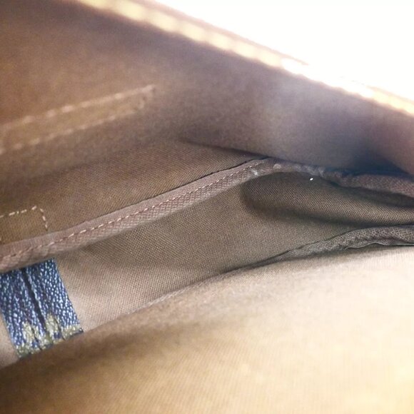 LOUIS VUITTON Logo Saumur 30 Shoulder Bag Monogram Leather Brown M42256 84YF094 - Picture 8 of 16